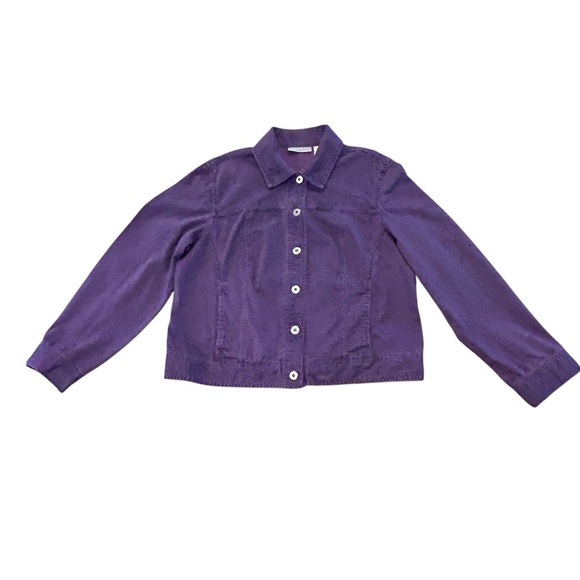 Chico's Jackets & Blazers - Classic Chico’s Platinum Denim Jacket – Size Large (Chico’s 2)